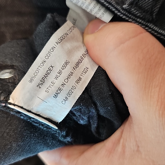 William Rast Black Skinny Jeans with Distressed Details - Picture 8 of 8